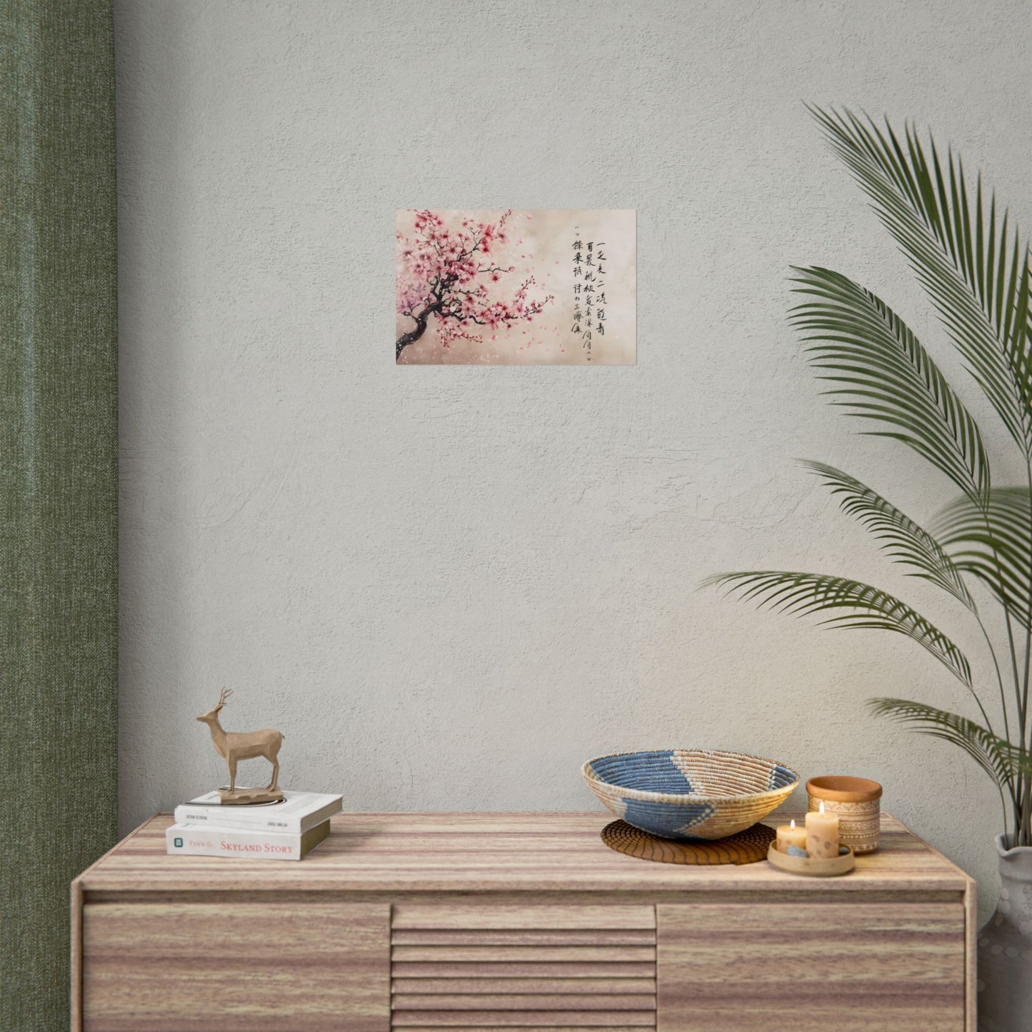Elegant Cherry Blossom: Japanese Art Photography - Poster