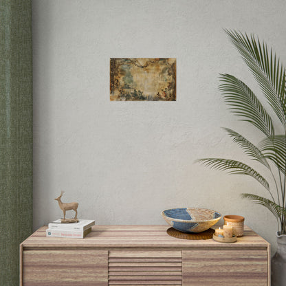 Vintage Biblical Scene: Medieval Art Poster - Poster