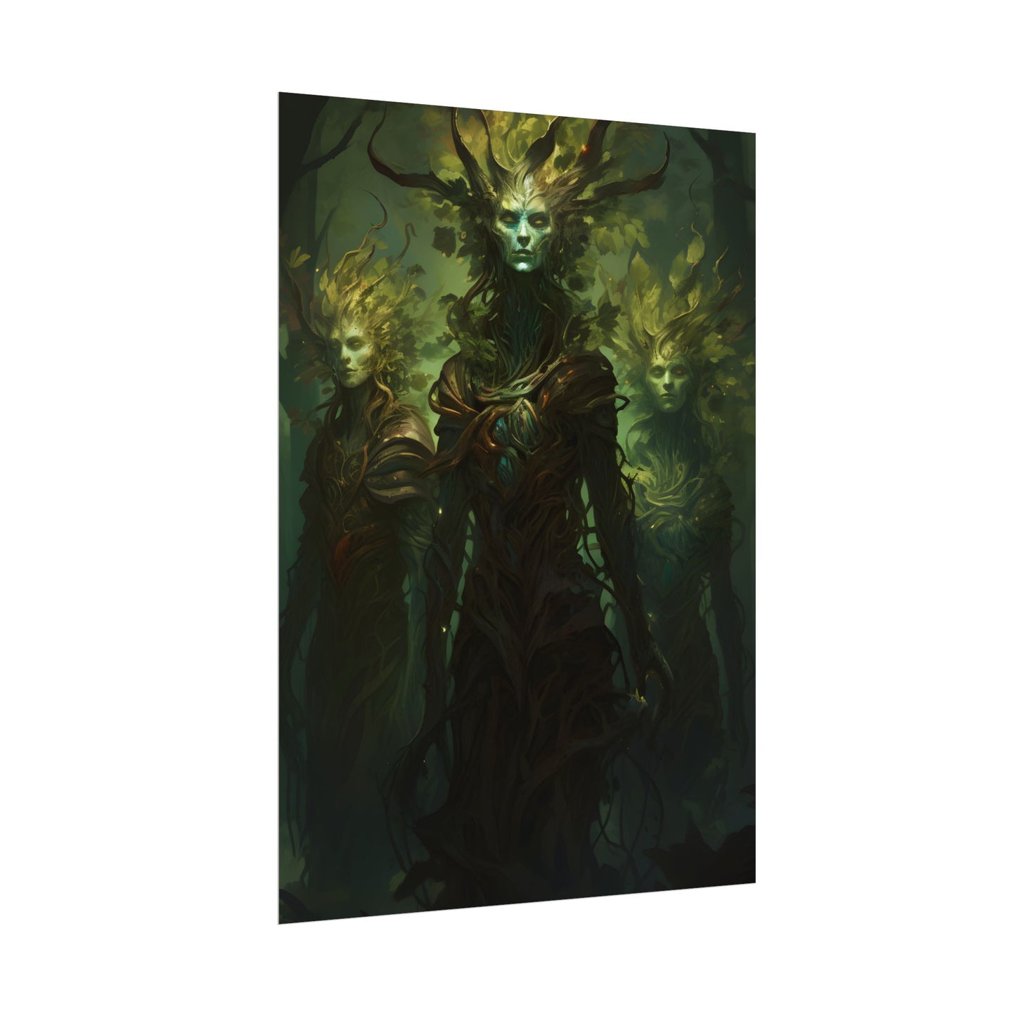 Mystical Forest Guardians: Ancient Tree Spirits Awaken - Poster