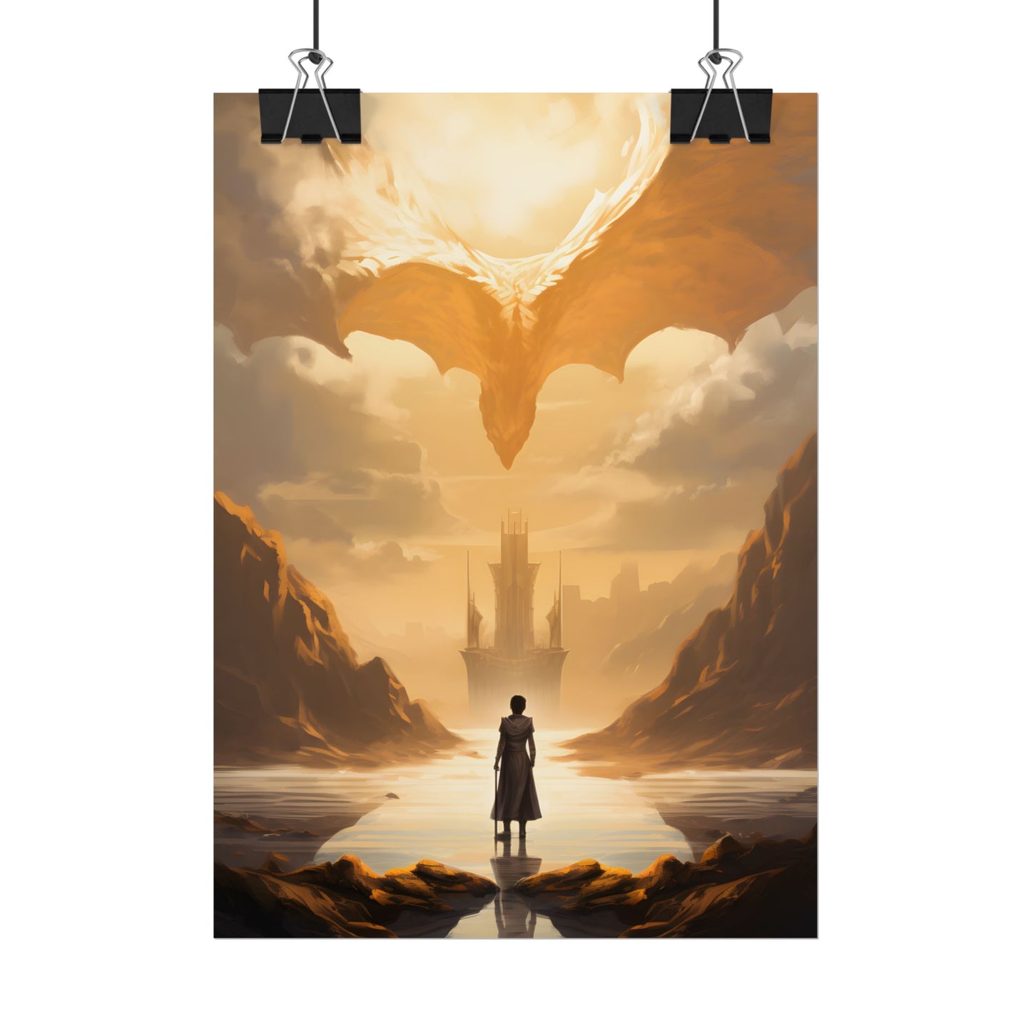 Green Handheld: Close-Up Artwork with Glossy Details - Poster