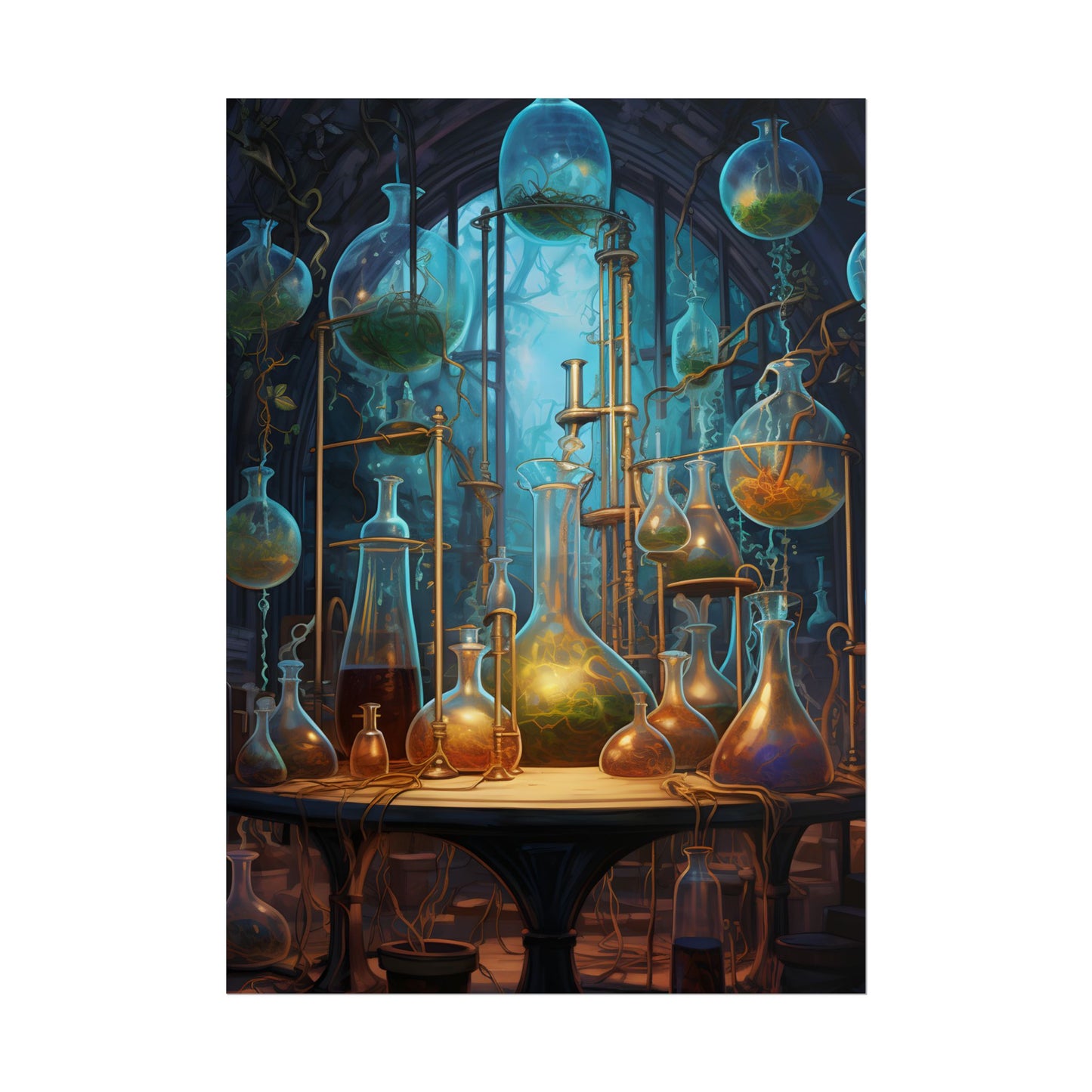 Lab Technician's Focus: Biotechnology Science in Action - Poster