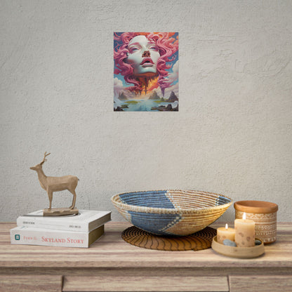Dreamlike Vortex: Abstract Surreal Scene Art - Poster