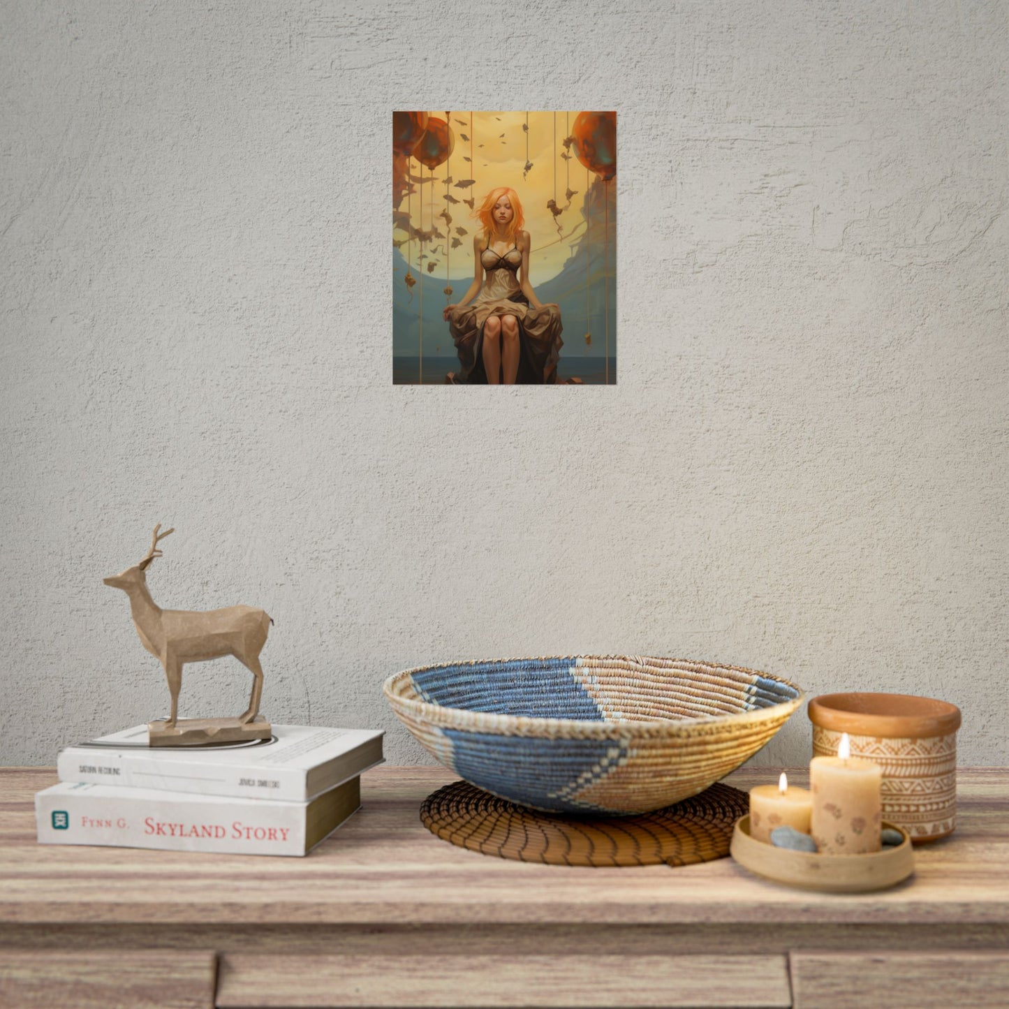 Leg Study in Natural Light: Dark Art Photography - Poster