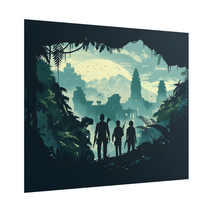 Adventurous Pair: Heroes by Side - Poster