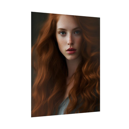 Redheaded Woman: Natural Beauty - Poster