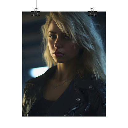 Cyberpunk Youth: Urban Street Art - Poster