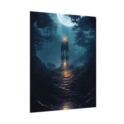Close-Up Metallic Product: Smooth Cylindrical Device - Poster