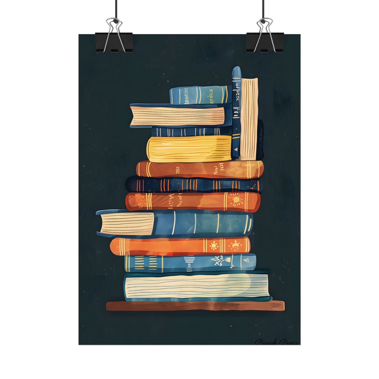 Custom Book Art: Literary Illustration - Poster