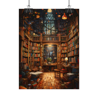 Charming Magical Bookshop: Cozy Book Lover's Paradise - Poster