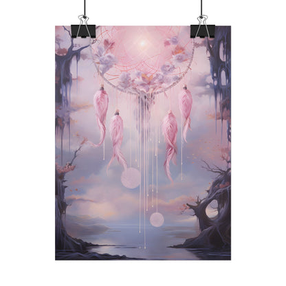 Ethereal Dreamcatcher Realm: Surreal Dreamscape Art - Poster