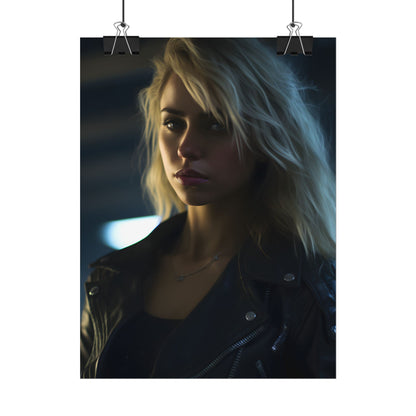 Cyberpunk Youth: Urban Street Art - Poster