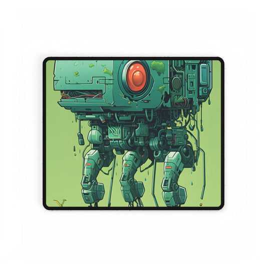 Pixel Perfect Cyber Pets: Colorful Digital Art - Desk Mat