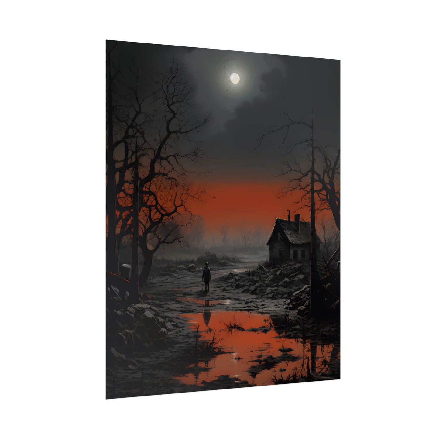 Daytime City Portrait: Outdoors Artwork - Poster