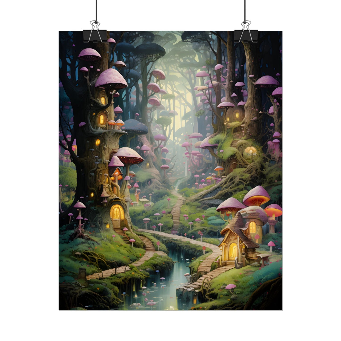 Enchanted Forest Adventure: Vibrant Artwork of Six Brothers - Poster