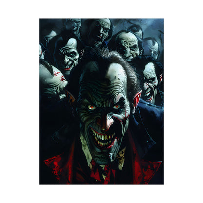 Mischievous Vampires: Gothic Group Artwork - Poster