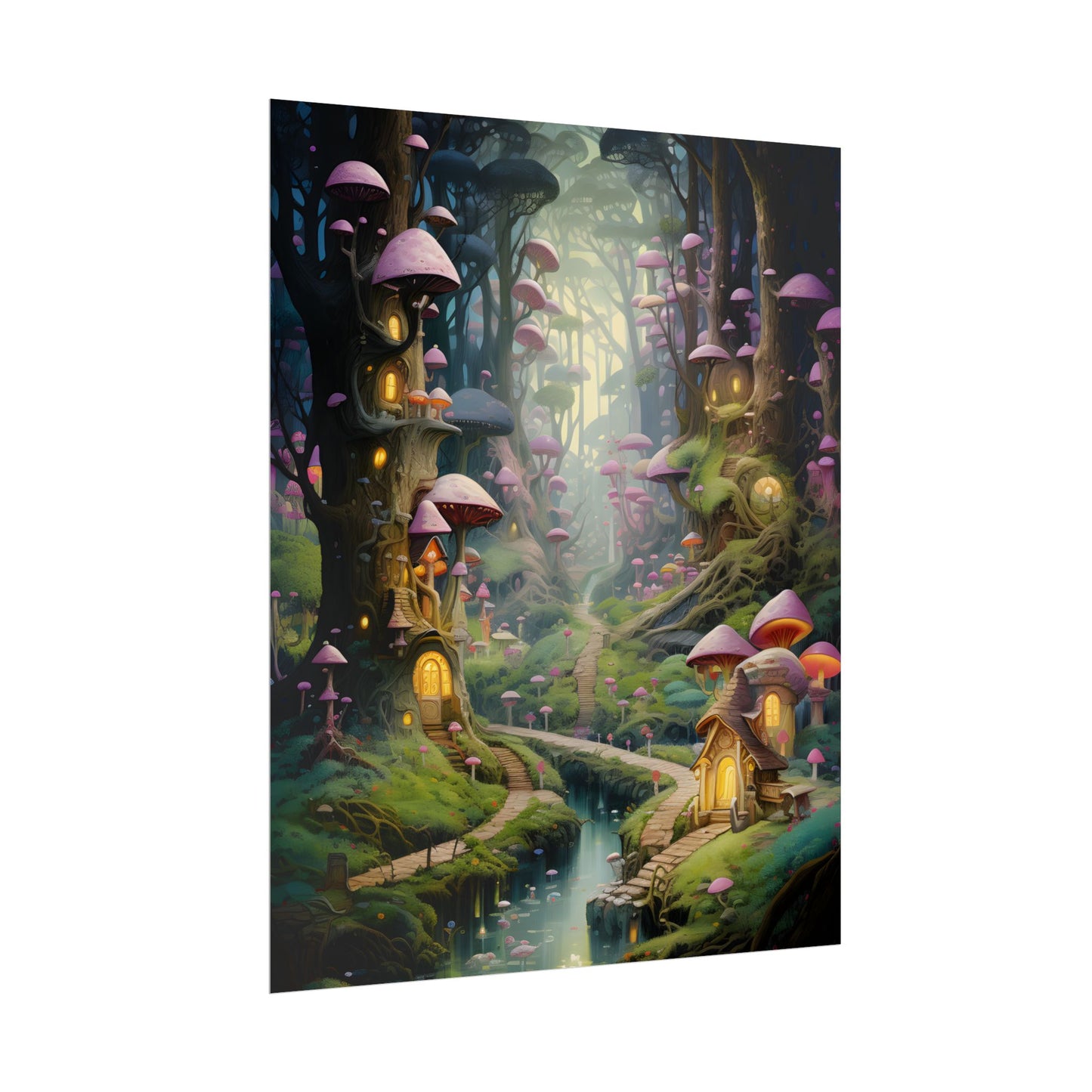 Enchanted Forest Adventure: Vibrant Artwork of Six Brothers - Poster