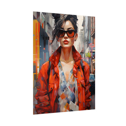 Urban City Style: Fashionista in the City - Poster