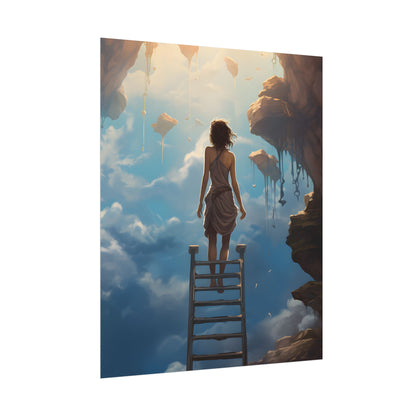Casual Moment: Person Outdoor Portrait - Poster