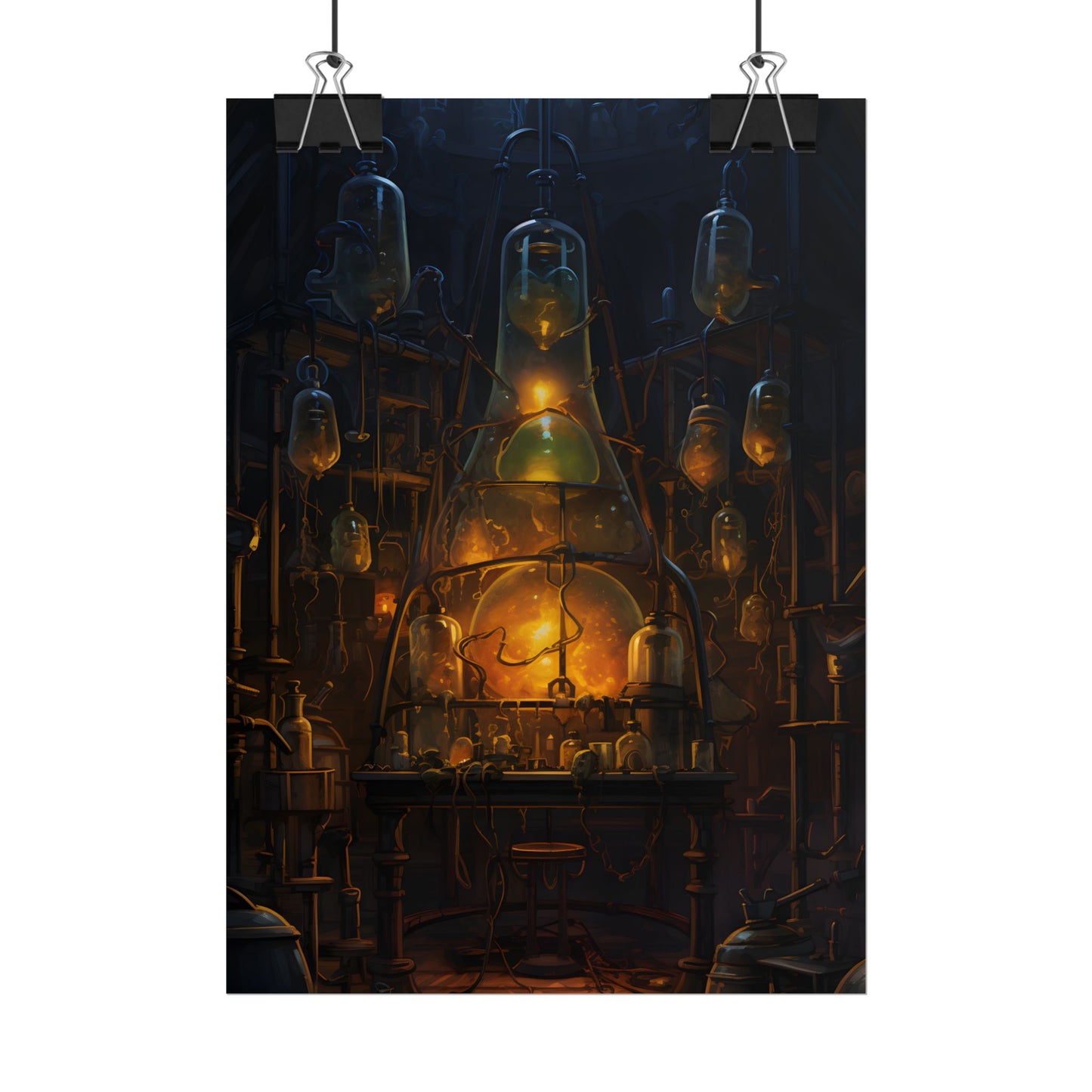 Mysterious Lab: Scientific Secrets in Darkness - Poster