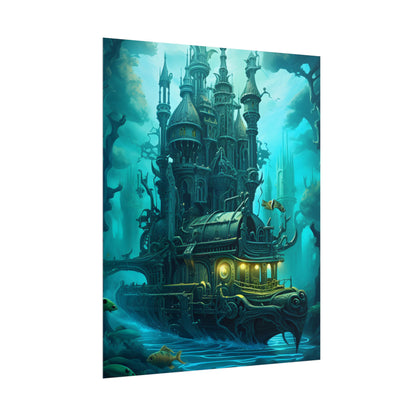 Tidal Quest: Steampunk Depths - Poster