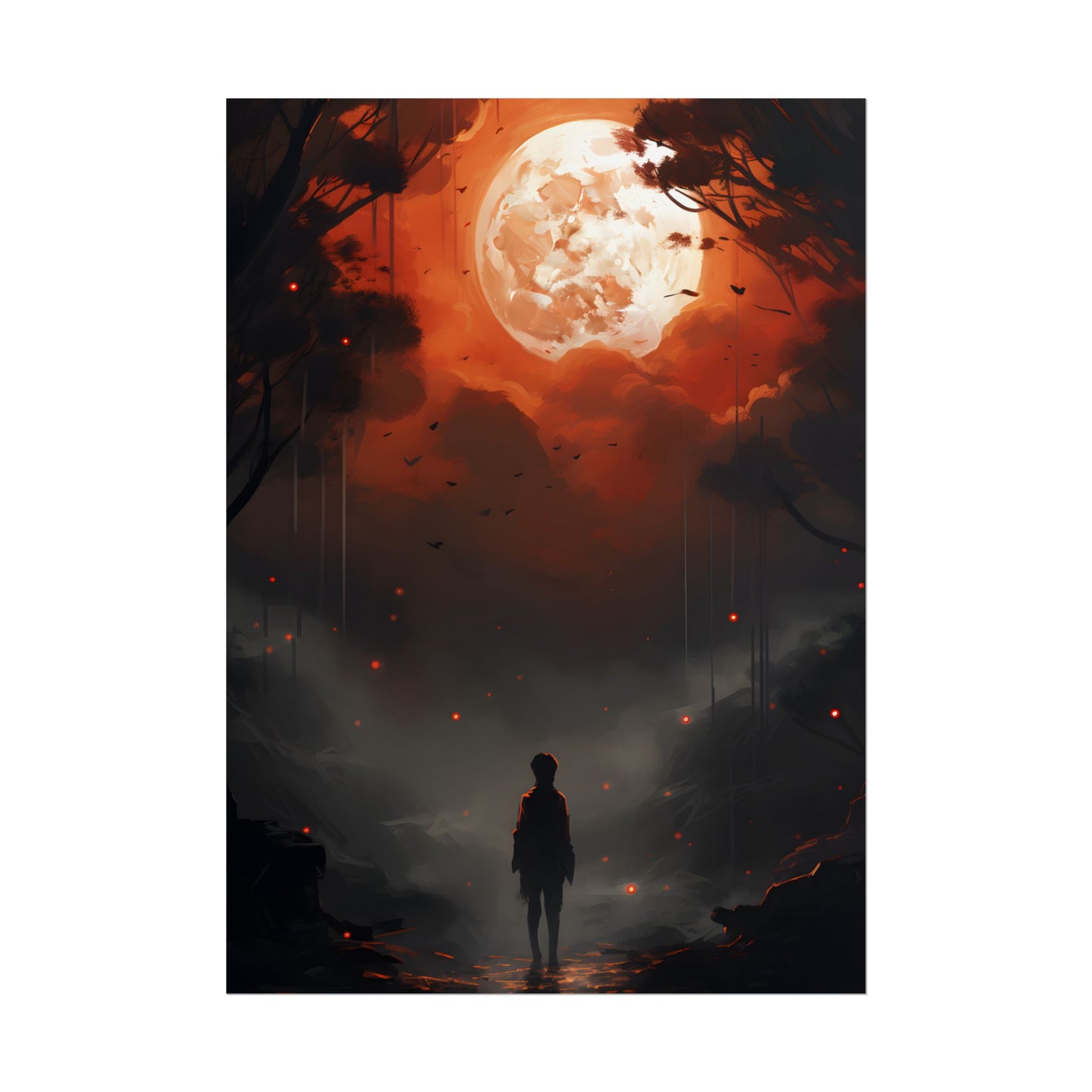 Serene Outdoors: A Peaceful Moment - Poster
