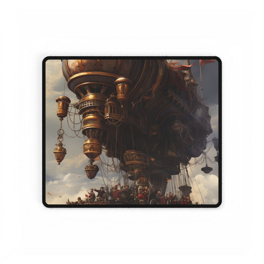 Steampunk Sky-Liner Thriller: 6 Rivals in Epic Race - Desk Mat