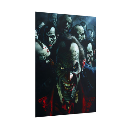 Mischievous Vampires: Gothic Group Artwork - Poster