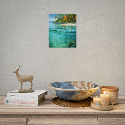 Tropical Island Paradise: Serene Natural Beauty - Poster