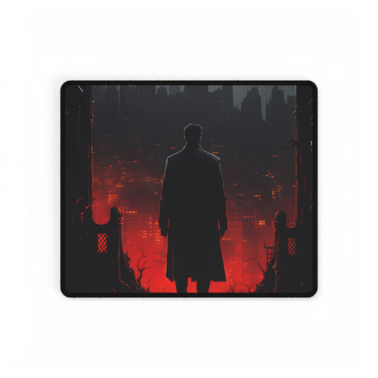 Urban Fantasy Detective: City Streets Mystery Artwork - Desk Mat