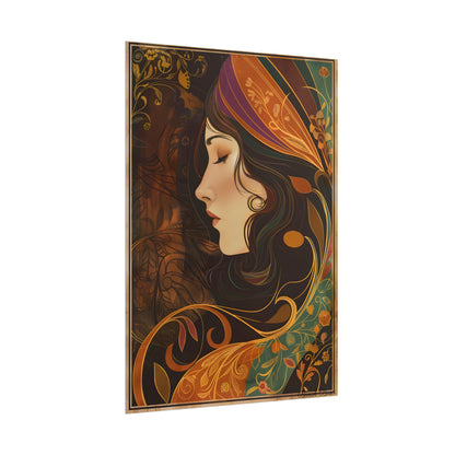 Vintage Art Nouveau Poster: Elegant Design - Poster