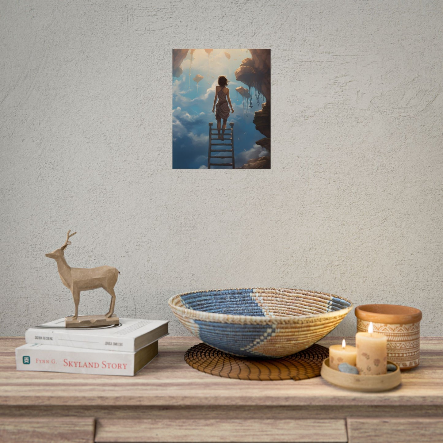 Casual Moment: Person Outdoor Portrait - Poster
