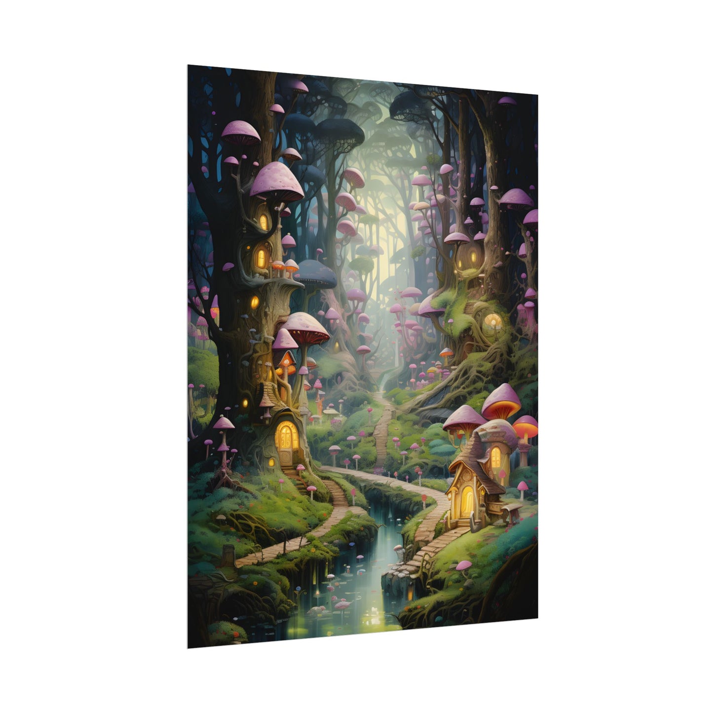 Enchanted Forest Adventure: Vibrant Artwork of Six Brothers - Poster
