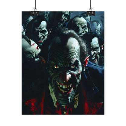 Mischievous Vampires: Gothic Group Artwork - Poster