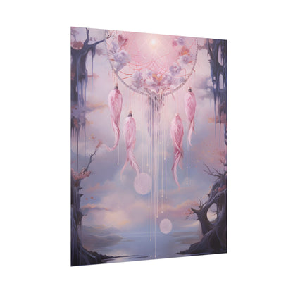 Ethereal Dreamcatcher Realm: Surreal Dreamscape Art - Poster