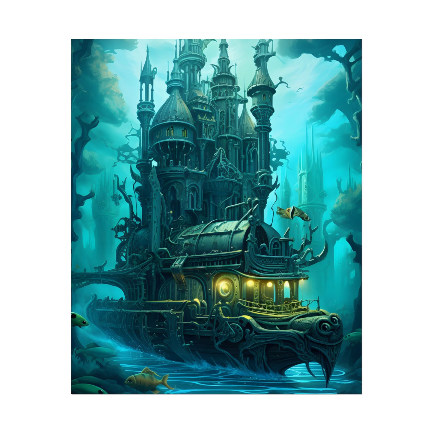Tidal Quest: Steampunk Depths - Poster