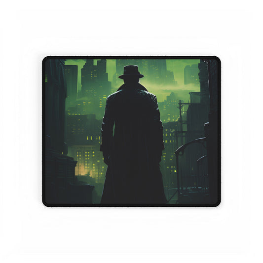Urban Fantasy Detective: Hard-Boiled Mystery Artwork - Desk Mat