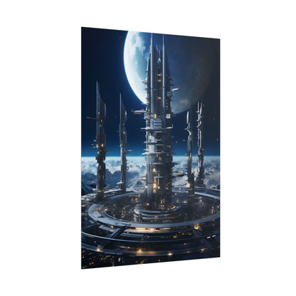 Aetherial Space Station: Isolated Horizon - Poster