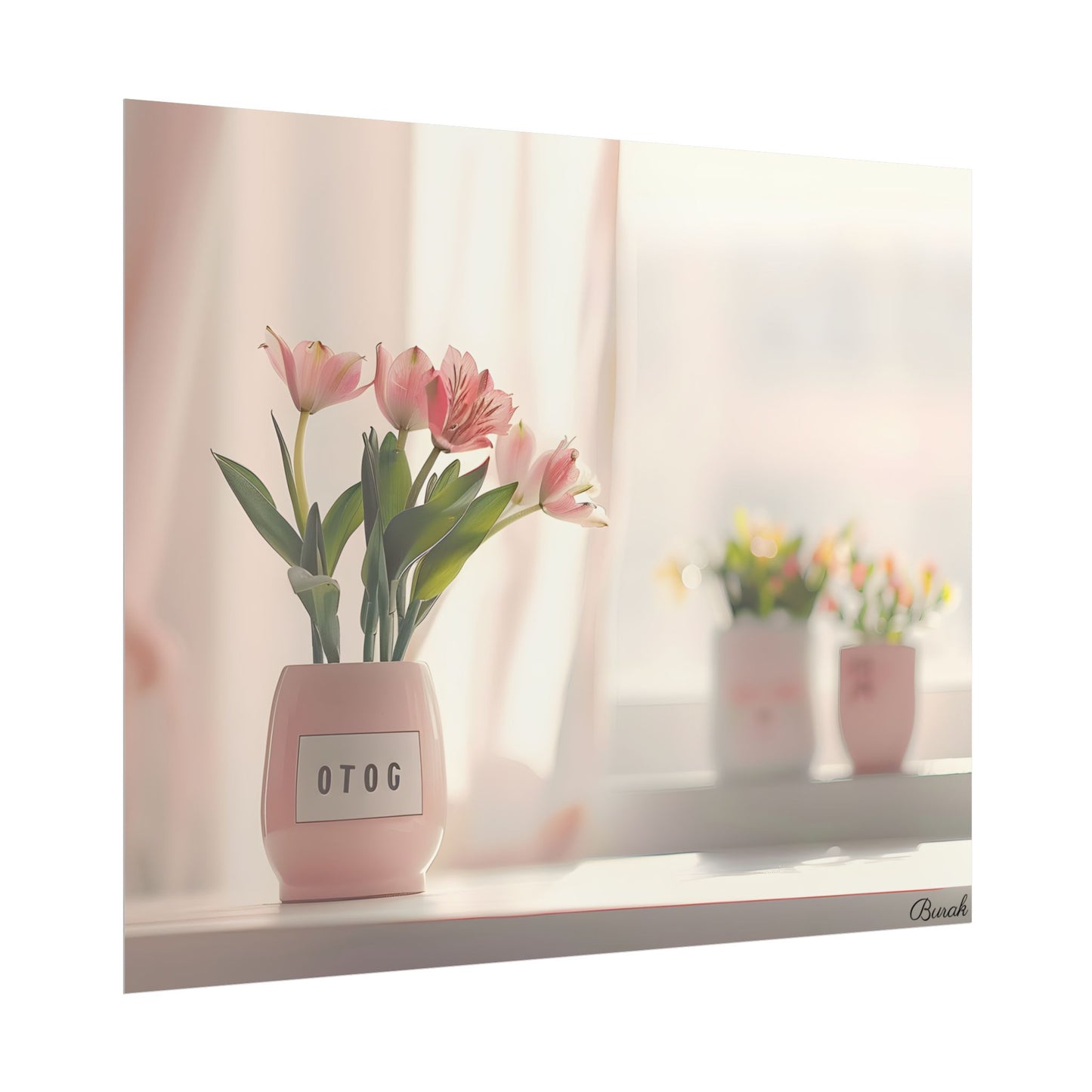 Serene Outdoor Landscape: Soft-Spoken Reminder - Poster