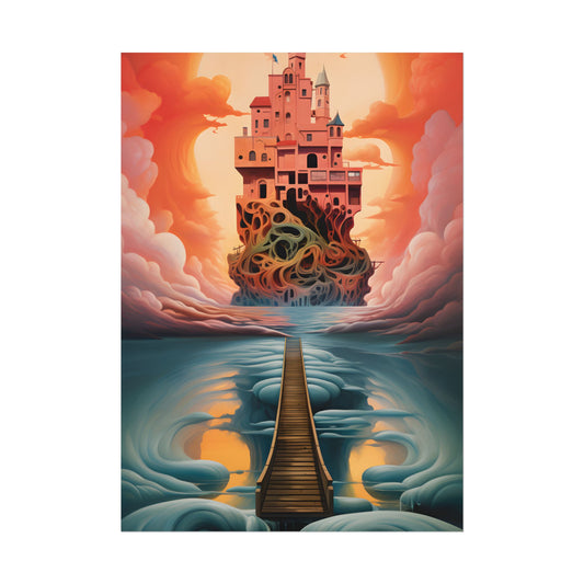 Surreal Dreamscape: Psychedelic Artwork - Poster