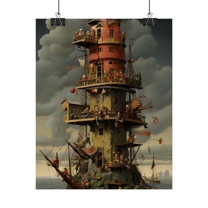 Swashbuckling Time Travelers: A Crew of Pirate Adventurers - Poster