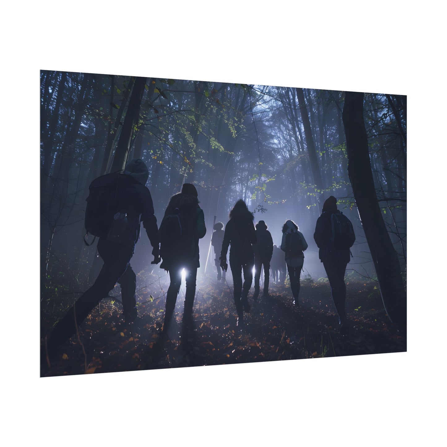 Mysterious Forest Adventure: Exploring with Courage - Poster
