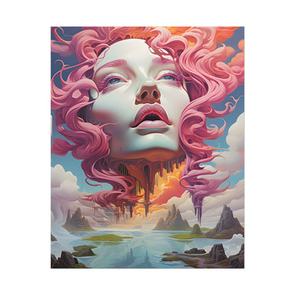 Dreamlike Vortex: Abstract Surreal Scene Art - Poster