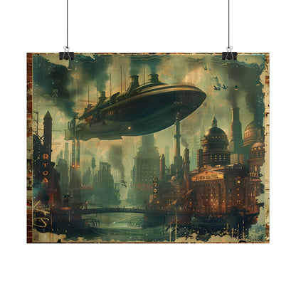 Vintage Underwater Travel Poster: Retro Ocean Adventure - Poster