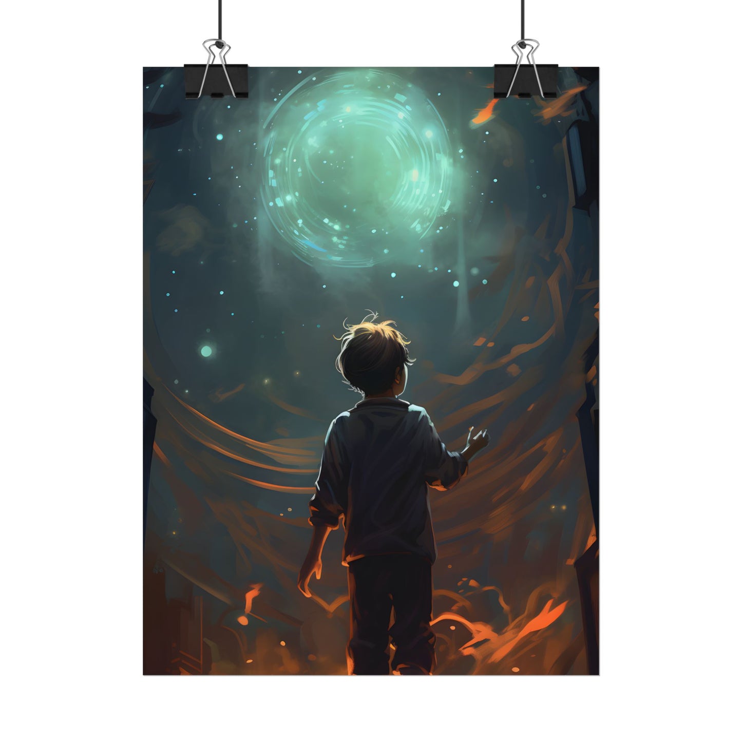 Mobile Life: A Moment in Time - Digital Art - Poster