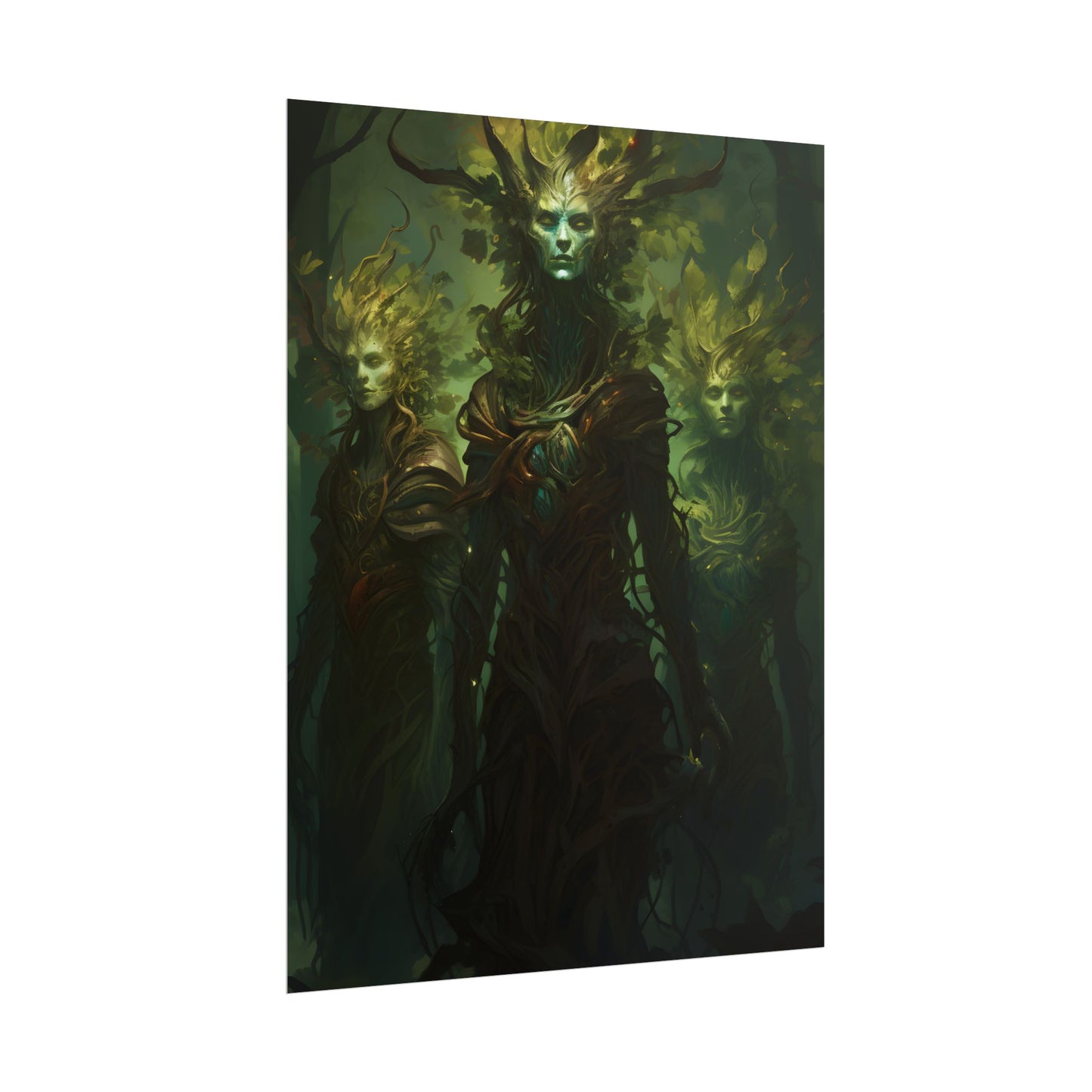 Mystical Forest Guardians: Ancient Tree Spirits Awaken - Poster