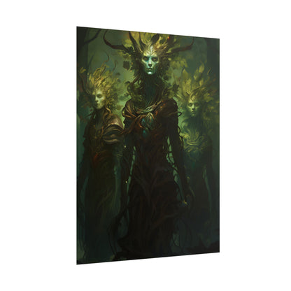 Mystical Forest Guardians: Ancient Tree Spirits Awaken - Poster