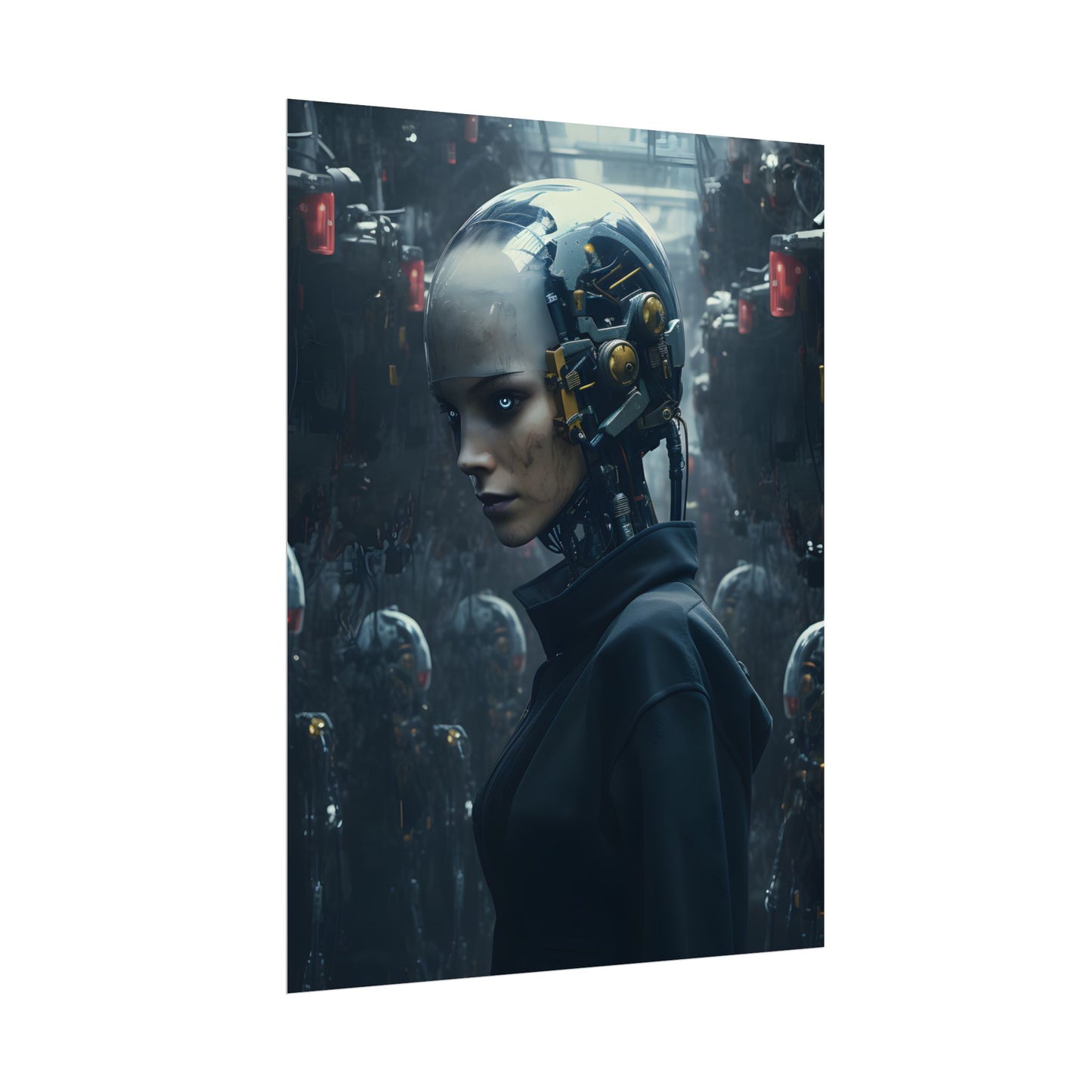 A group of charismatic thieves pull off a daring robotic art heist - Action - Poster