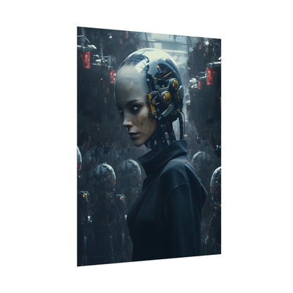 A group of charismatic thieves pull off a daring robotic art heist - Action - Poster