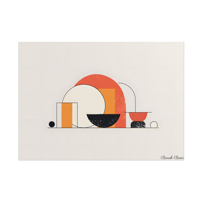 Minimalist Digital Product Design: Bold Block Artwork - Poster