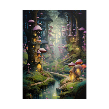 Enchanted Forest Adventure: Vibrant Artwork of Six Brothers - Poster
